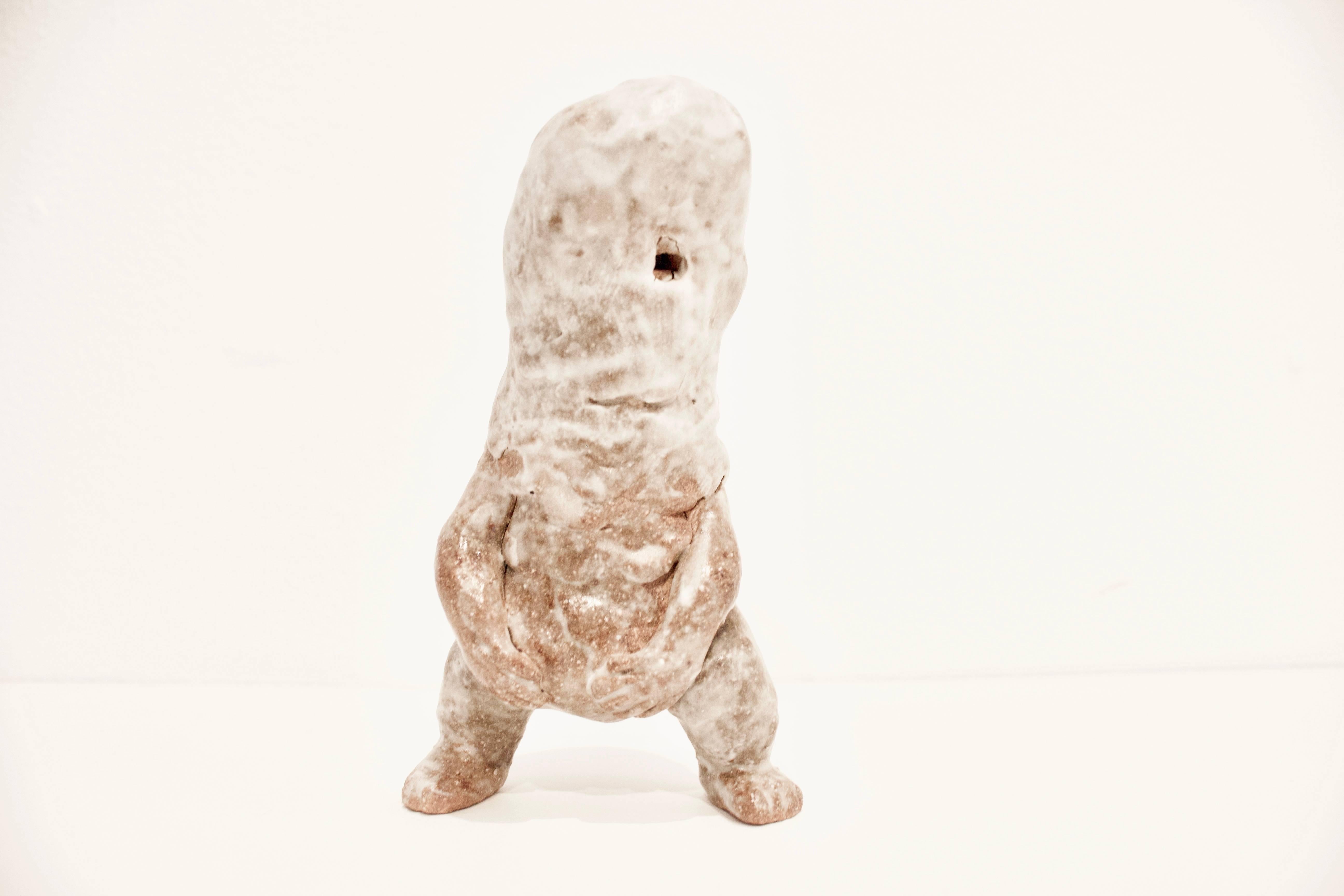 Ceramic Figures: 'Infant Terrible D#14, D#6, D#1, D#22, D#24, D#13' - Beige Figurative Sculpture by Kenjiro Kitade