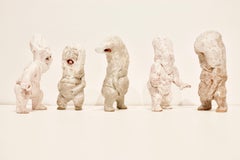 Ceramic Figures: 'Infant Terrible W#20, W#12, W#11, W#21, W#8'