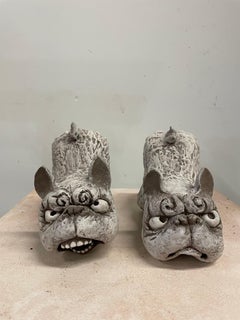Set of Ceramic Foo Dogs: 'Foo Dogs #1'