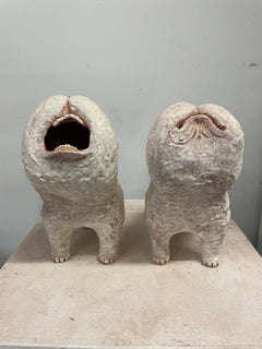 Set of Ceramic Foo Dogs: 'Foo Dogs #4