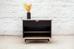 Kenmare End Table 26", Customizable Wood and Metal