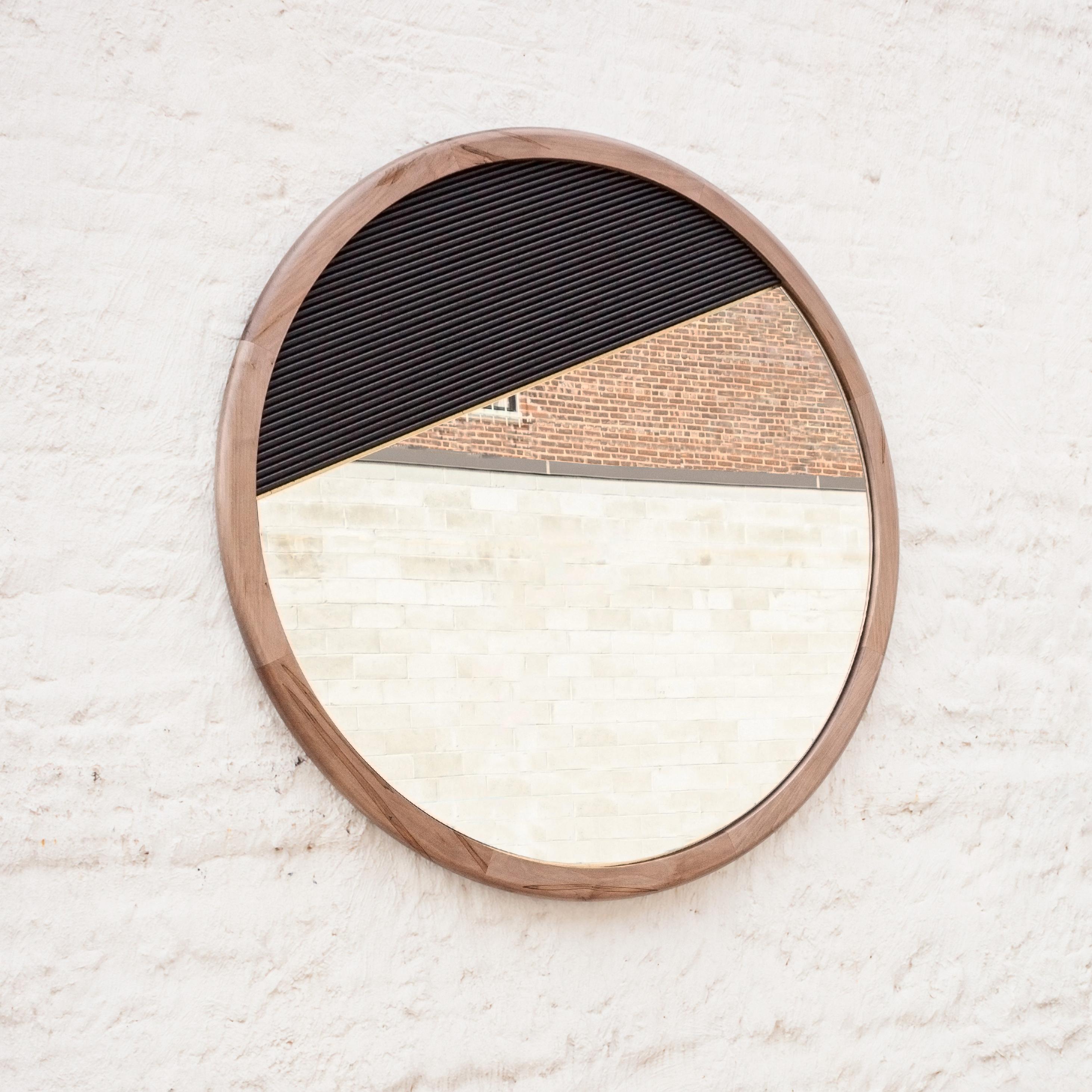Kenmare Mirror, Customizable Wood and Metal In New Condition For Sale In Brooklyn, NY