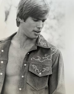 1970s Fashion editorial photo Male Model