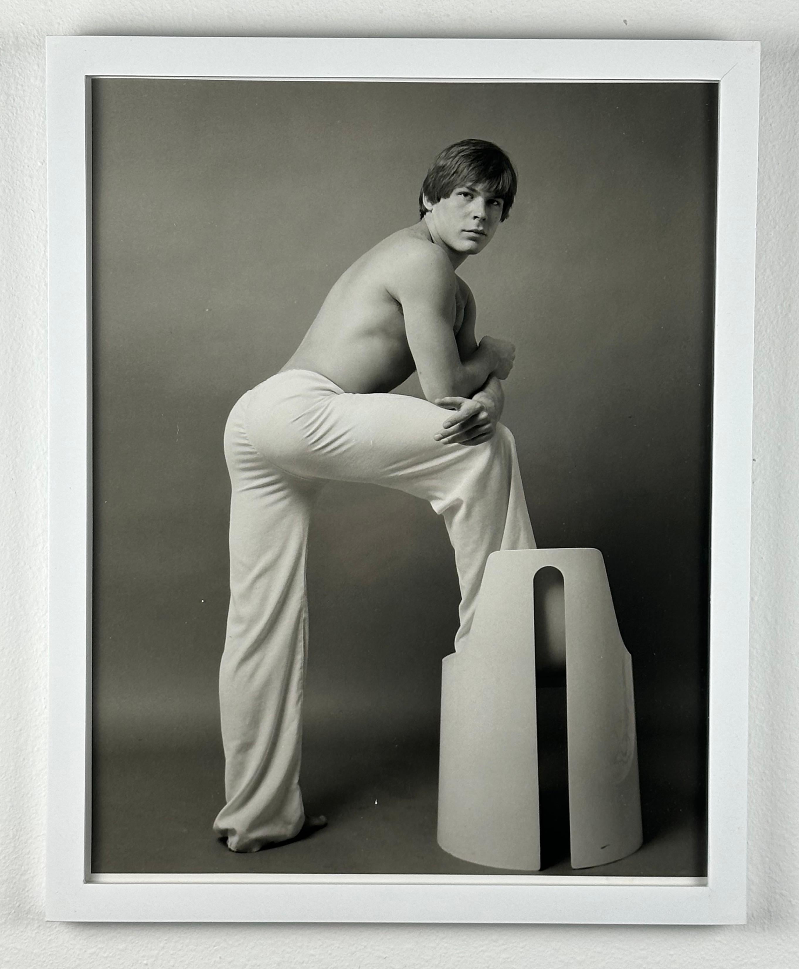 Kenn Duncan Black and White Photograph - 1970s  photo Male Model