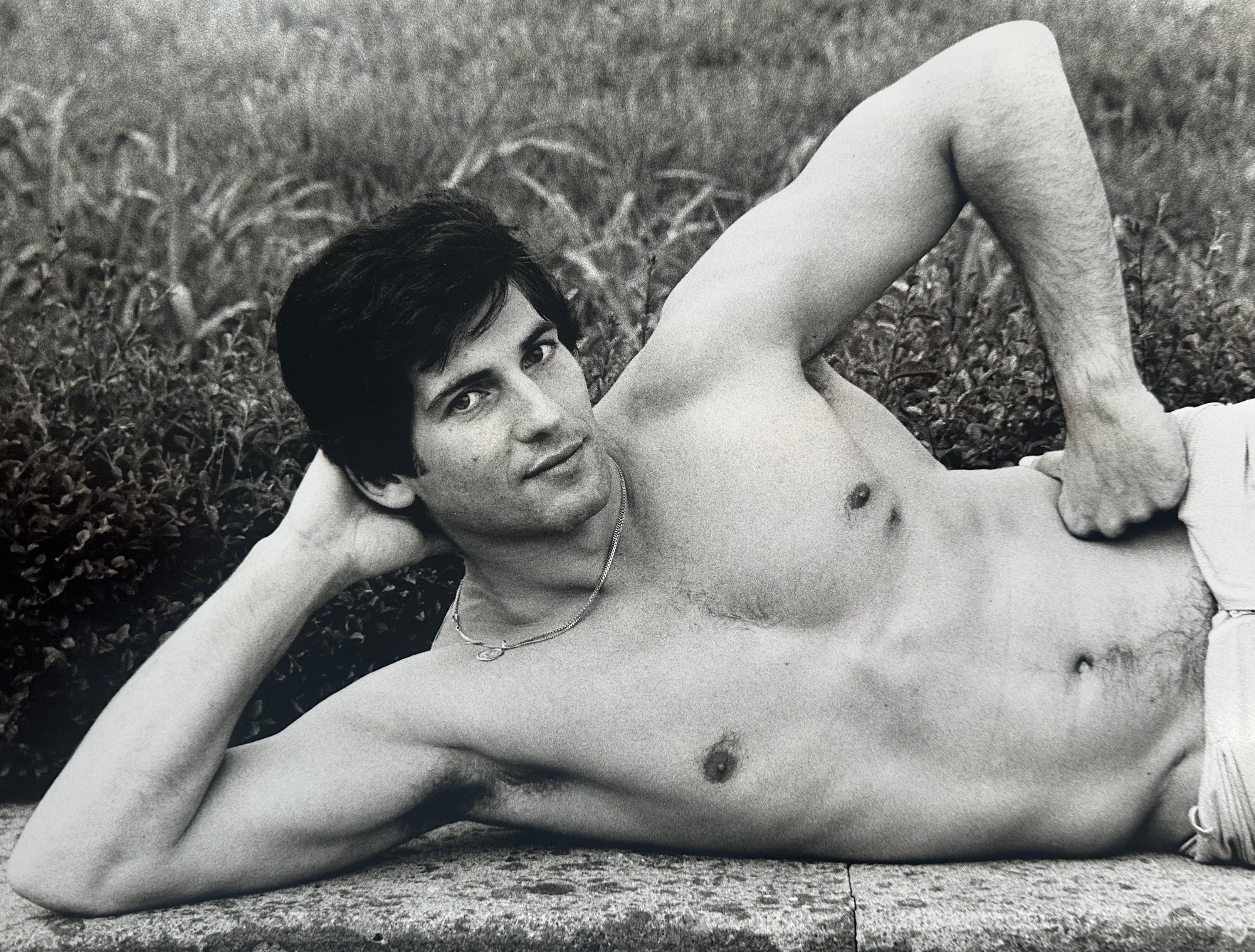 1970er Foto Männliches Modell