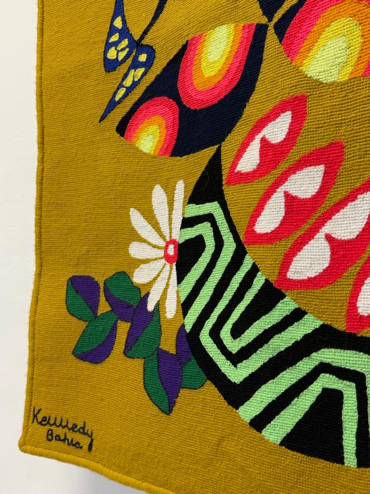 Kennedy Bahia Brazilian Modern Wall Tapestry, 1980s For Sale 5