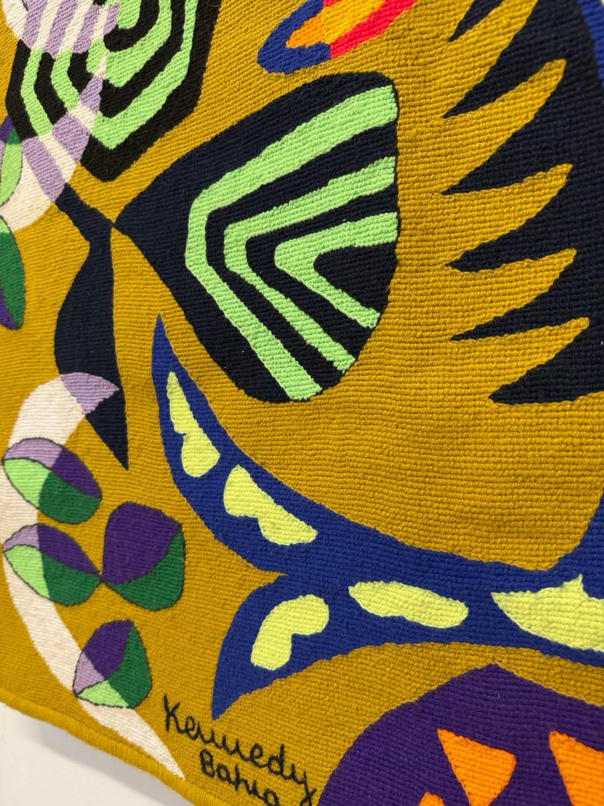 Kennedy Bahia Brazilian Modern Wall Tapestry, 1980s For Sale 5