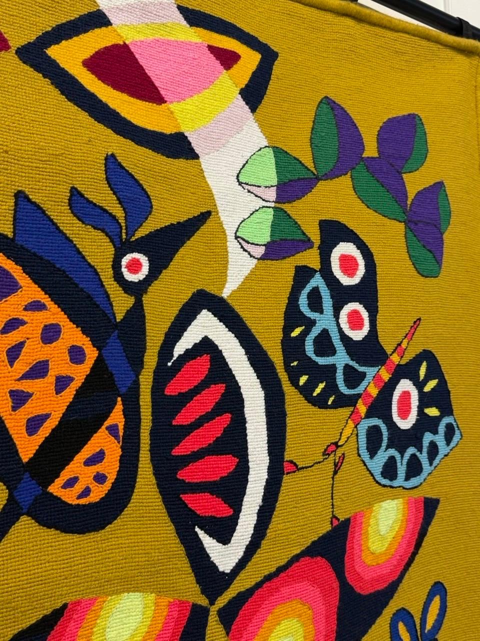 Kennedy Bahia Brazilian Modern Wall Tapestry, 1980s For Sale 6