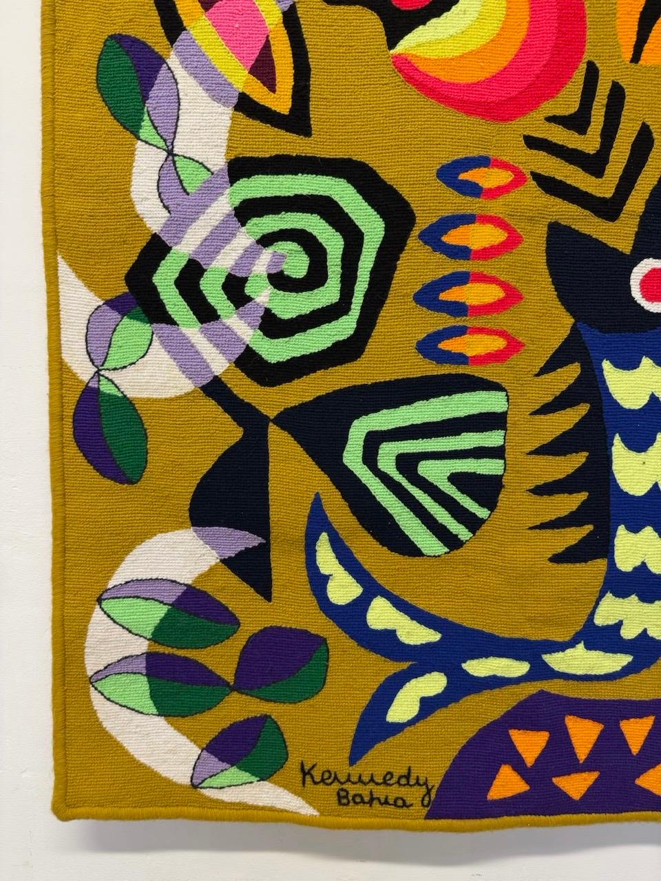 Kennedy Bahia Brazilian Modern Wall Tapestry, 1980s For Sale 6