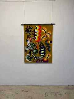 Kennedy Bahia Brasilianische Modernität Wandteppich, 1980er Jahre