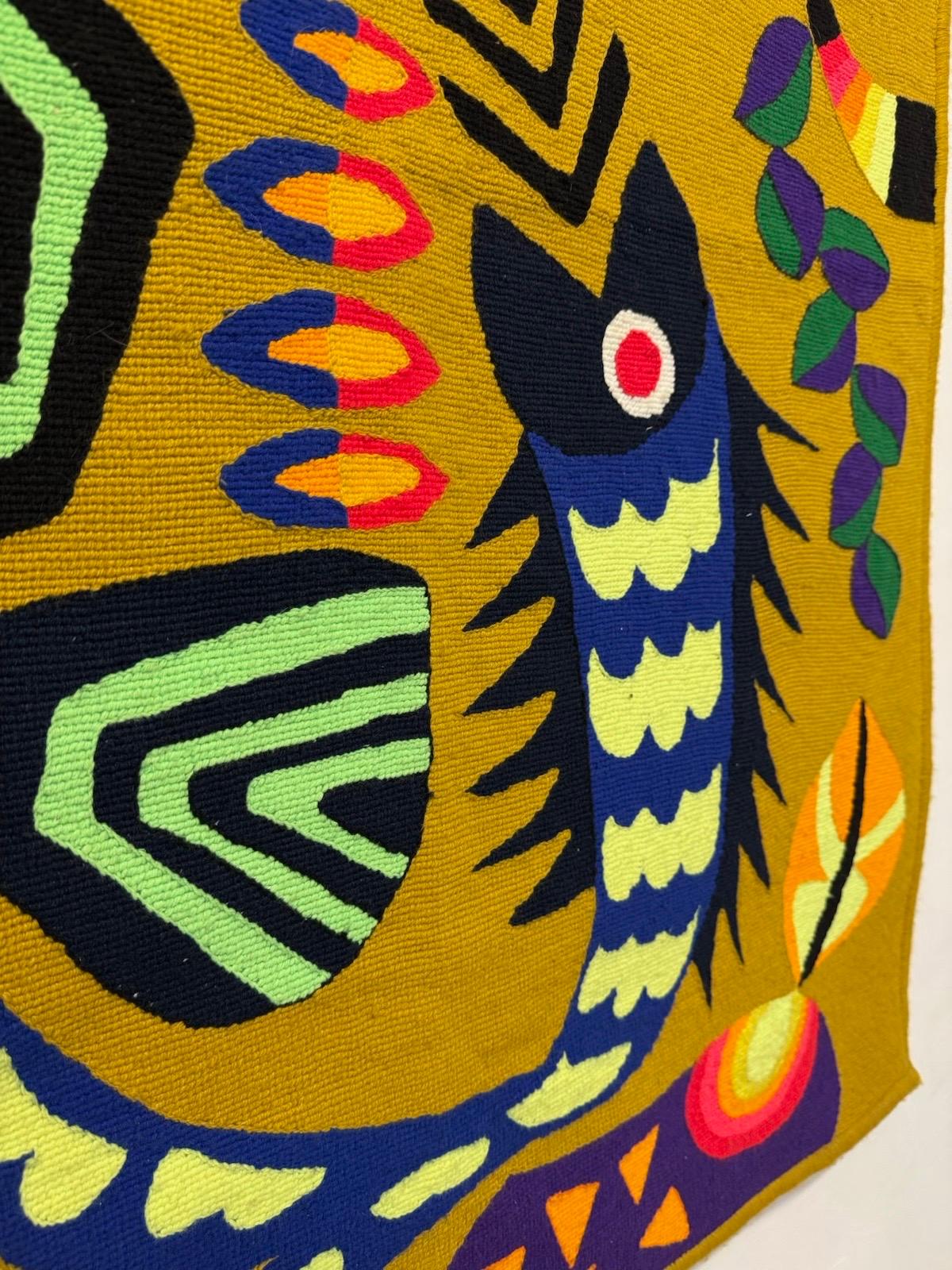 Kennedy Bahia Brazilian Modern Wall Tapestry, 1980s For Sale 3
