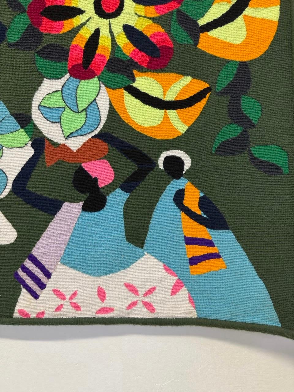 Kennedy Bahia Large Scale Brazilian Modern Wall Tapestry, 1960s 4