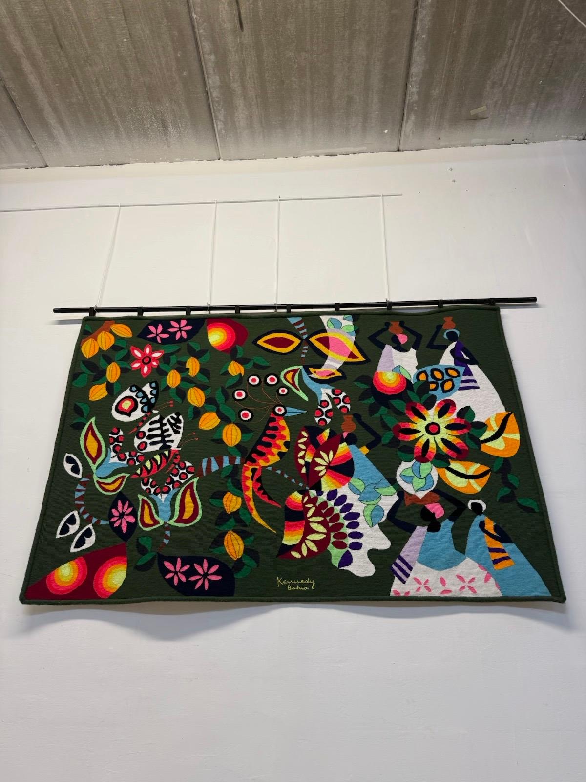 Kennedy Bahia Large Scale Brazilian Modern Wall Tapestry, 1960s In Good Condition In Miami, FL