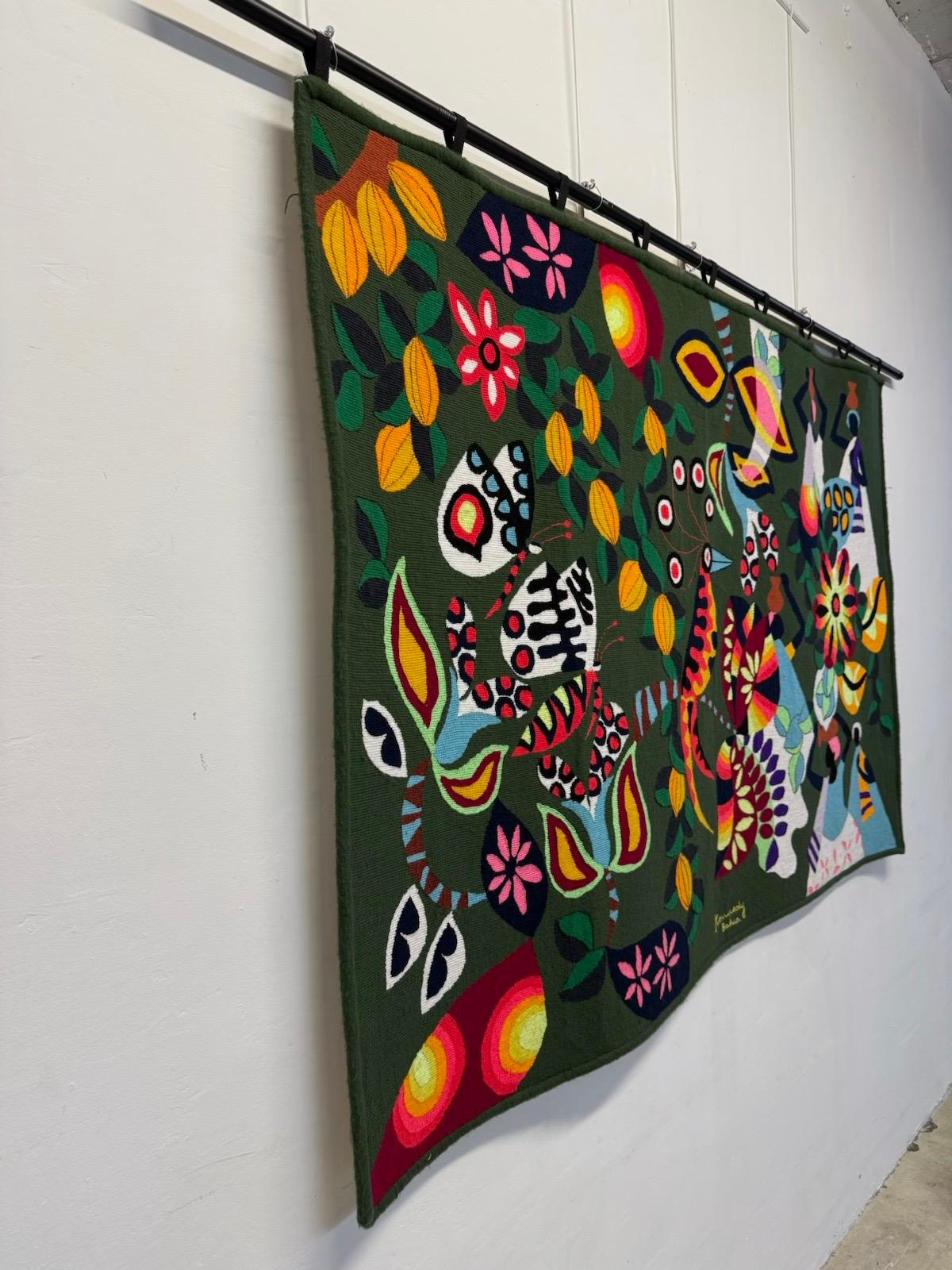 20th Century Kennedy Bahia Large Scale Brazilian Modern Wall Tapestry, 1960s