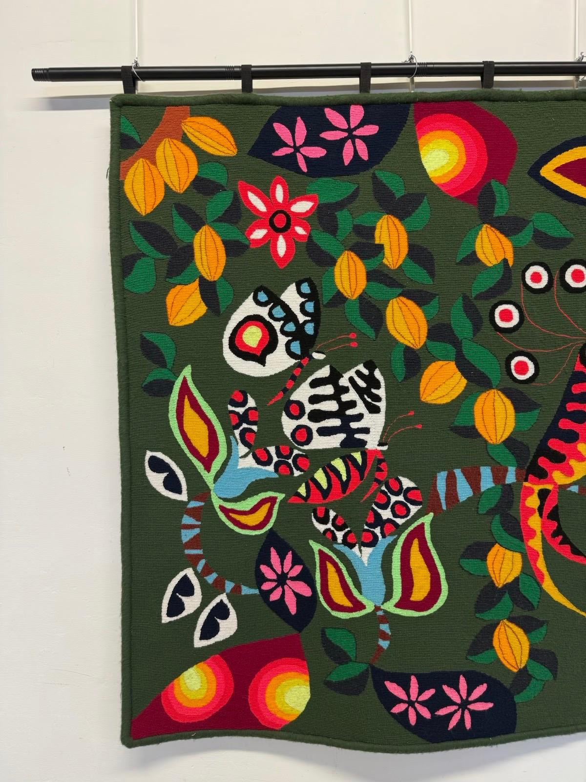 Kennedy Bahia Large Scale Brazilian Modern Wall Tapestry, 1960s 1
