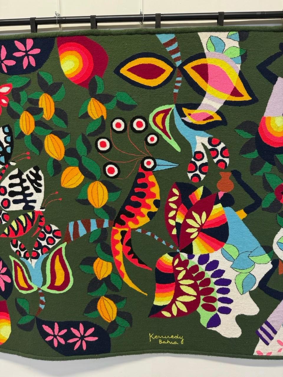 Kennedy Bahia Large Scale Brazilian Modern Wall Tapestry, 1960s 2