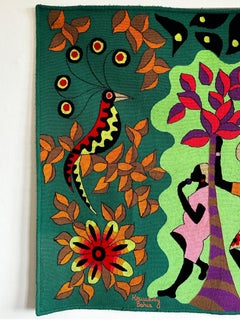 Kennedy Bahia Large Scale Brazilian Modern Wall Tapestry