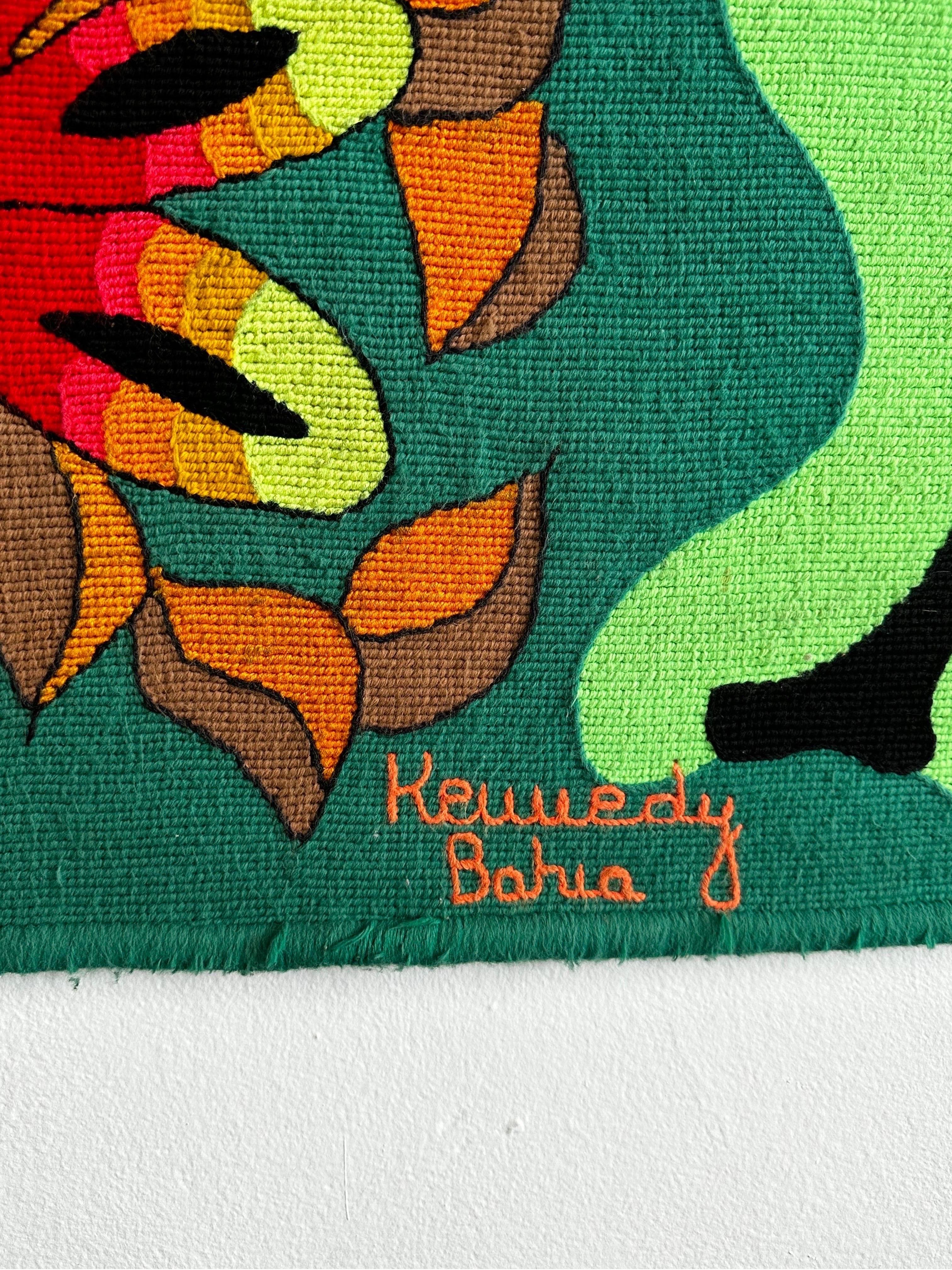 Kennedy Bahia Large Scale Brazilian Modern Wall Tapestry In Good Condition For Sale In Miami, FL
