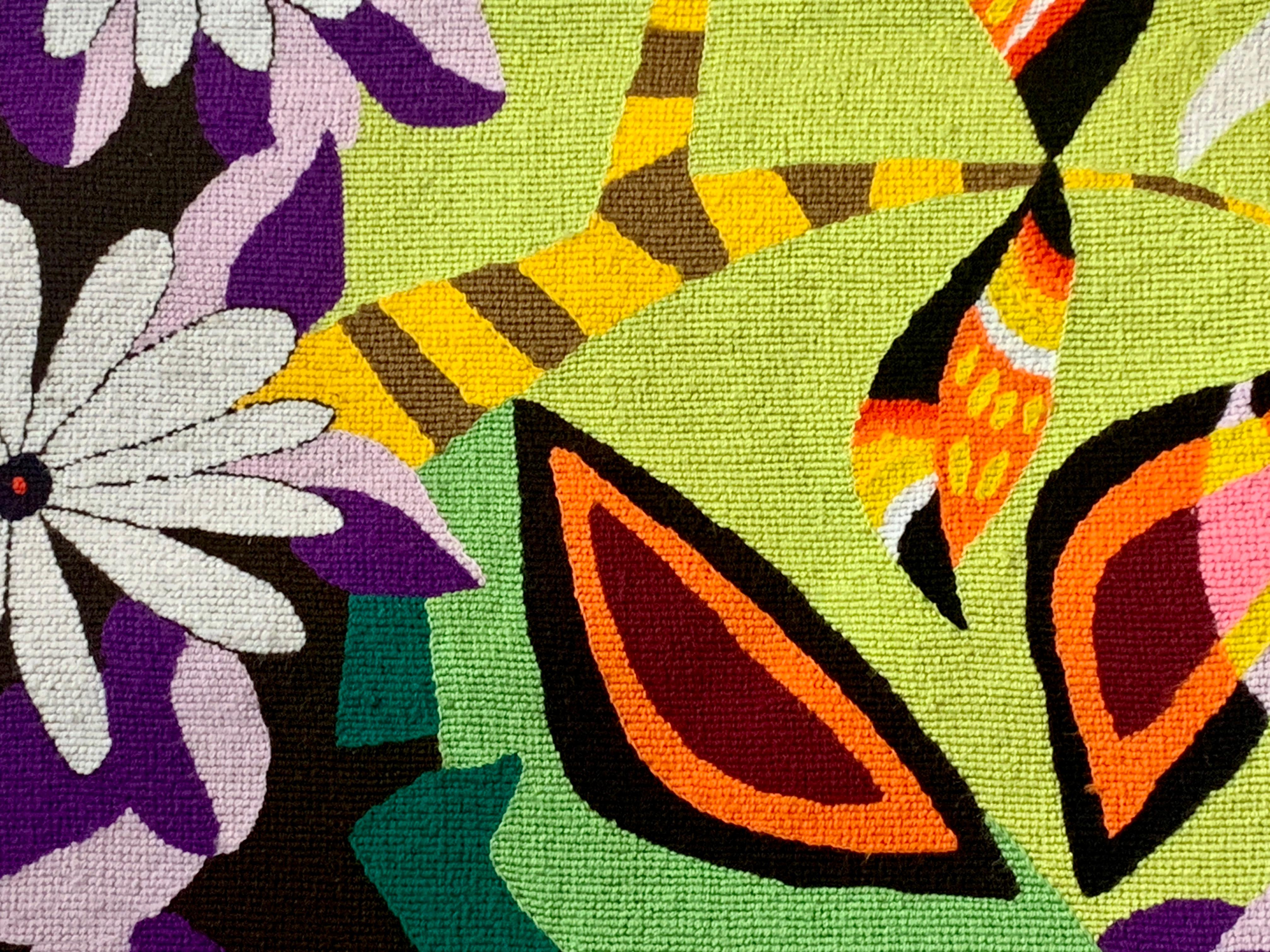 Kennedy Bahia, Tapisserie murale, A.I.C. 1960, Laine, Stitch by Stitch 102 x 133 cm Bon état - En vente à PARIS, FR