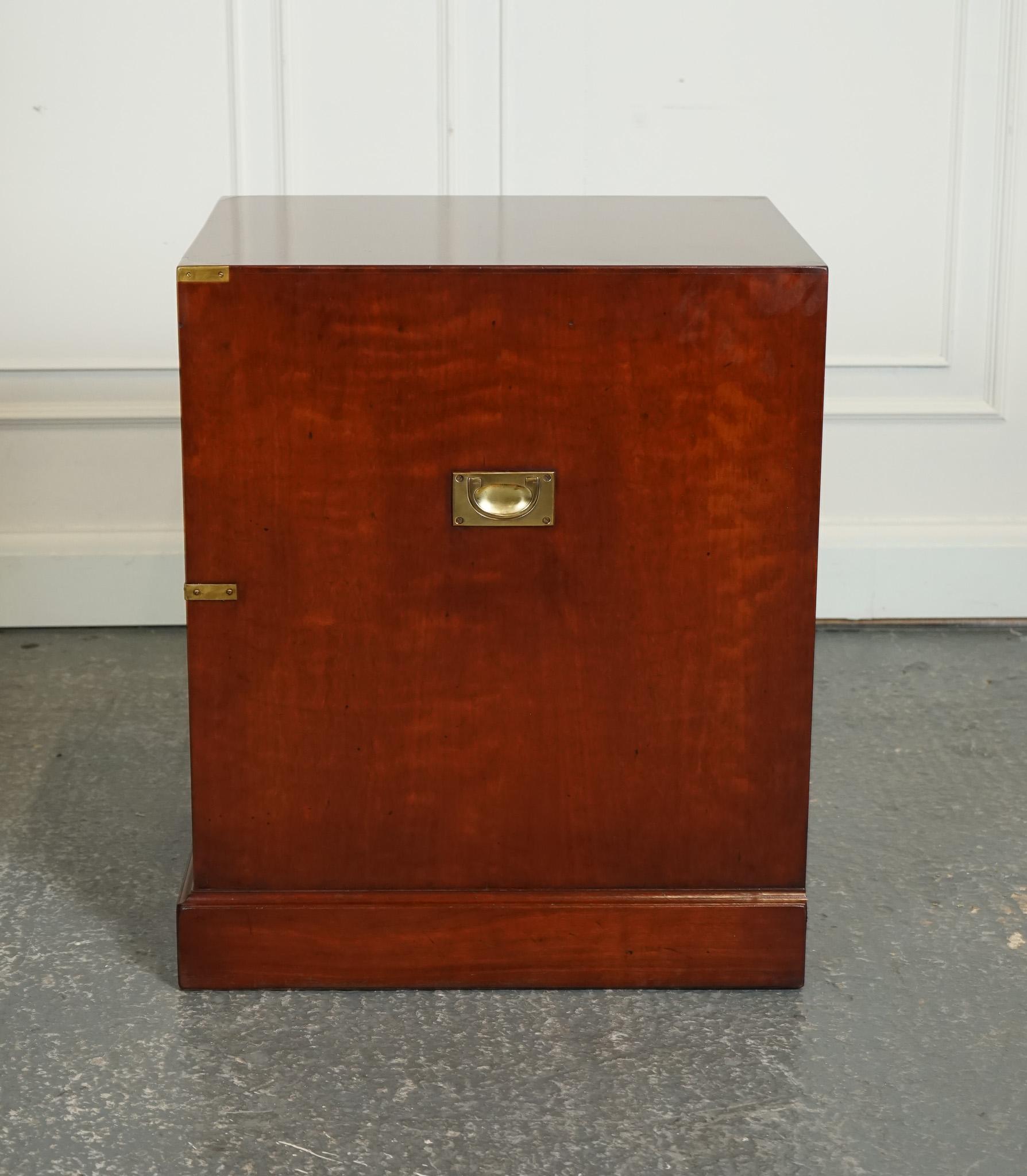 Brass KENNEDY HARRODS MILiTARY CAMPAIGN OFFICE DRAWERS FILLING CABINET J1 (2/2)