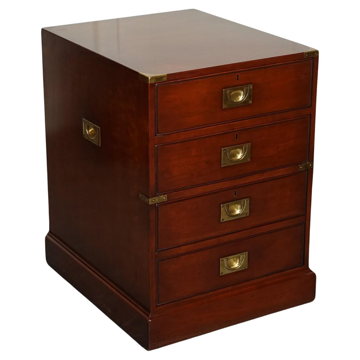 KENNEDY HARRODS MILiTARY CAMPAIGN OFFICE DRAWERS FILLING CABINET J1 (2/2) For  Sale at 1stDibs