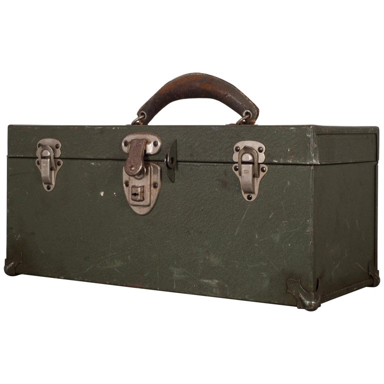 Kennedy Kit Metal Toolbox, circa 1950s at 1stDibs kennedy tool box