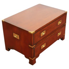 Kennedy Of Ipswich Beautiful Military Campaign Style Low Chest Of Two Drawers