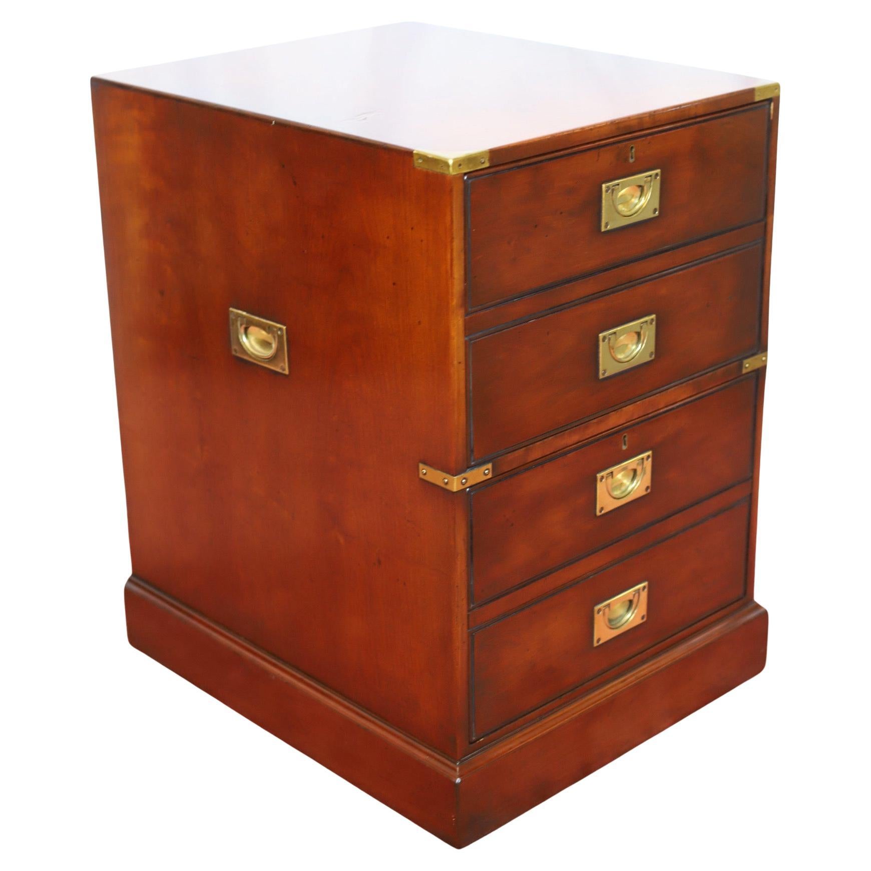Kennedy Of Ipswich , Lovely Brass-Bound   Oak Filling Cabinet For Sale