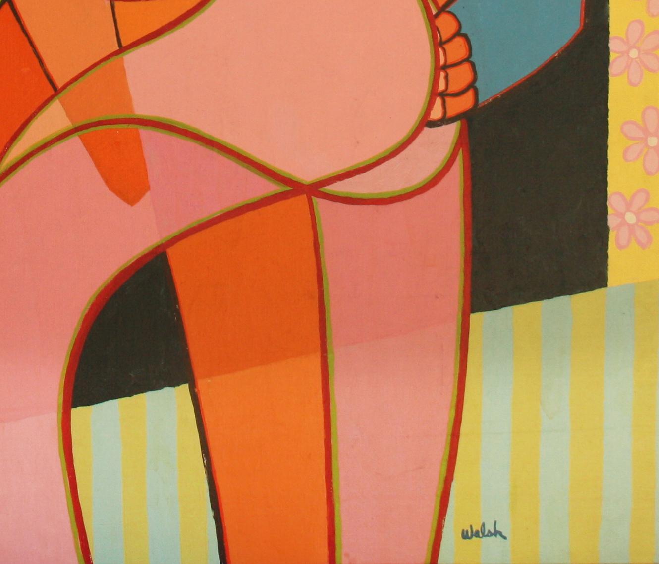 Paura
NON incorniciato
Neo Cubismo

Informazioni sull'artista:
Kenneth B Walsh (1922-1980) 
Negli anni '50, Kenneth Bonar Walsh arrivò a Montauk da New York City per dipingere paesaggi marini, pescare, cantare la bellezza della natura, mettere