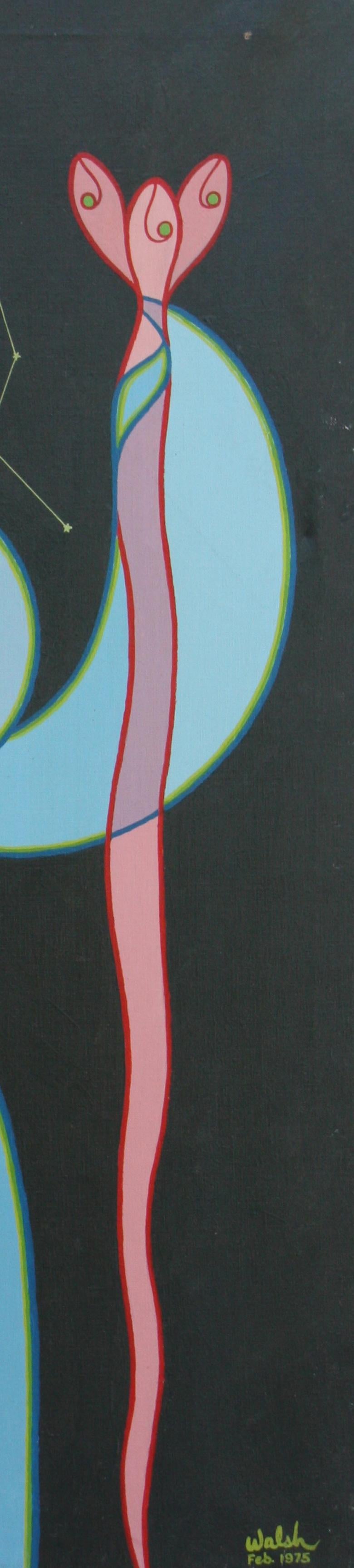Gotico americano moderno - Painting Cubismo di Kenneth B Walsh