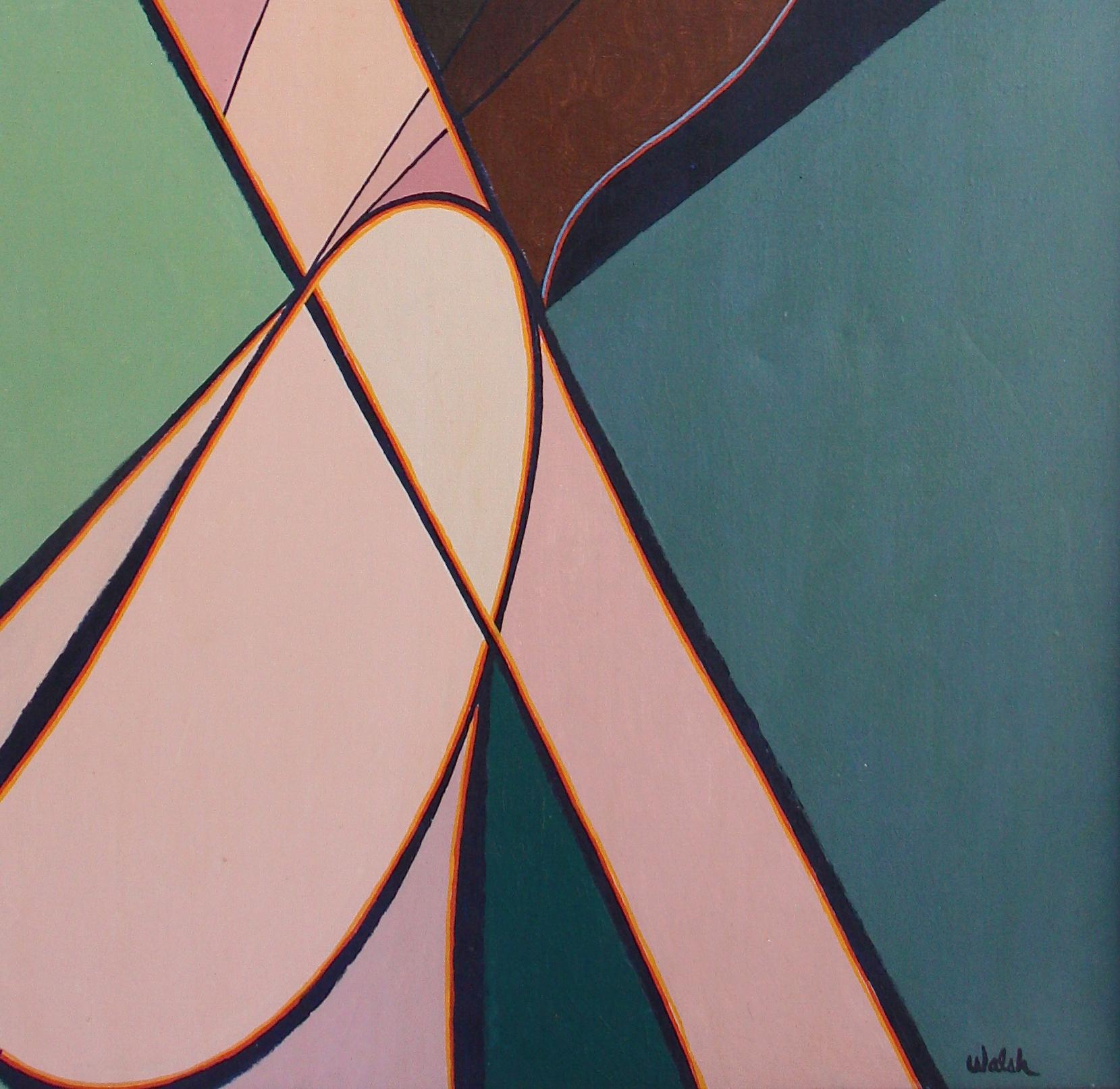 Ritratto della moglie dell'artista - Painting Moderno di Kenneth B Walsh