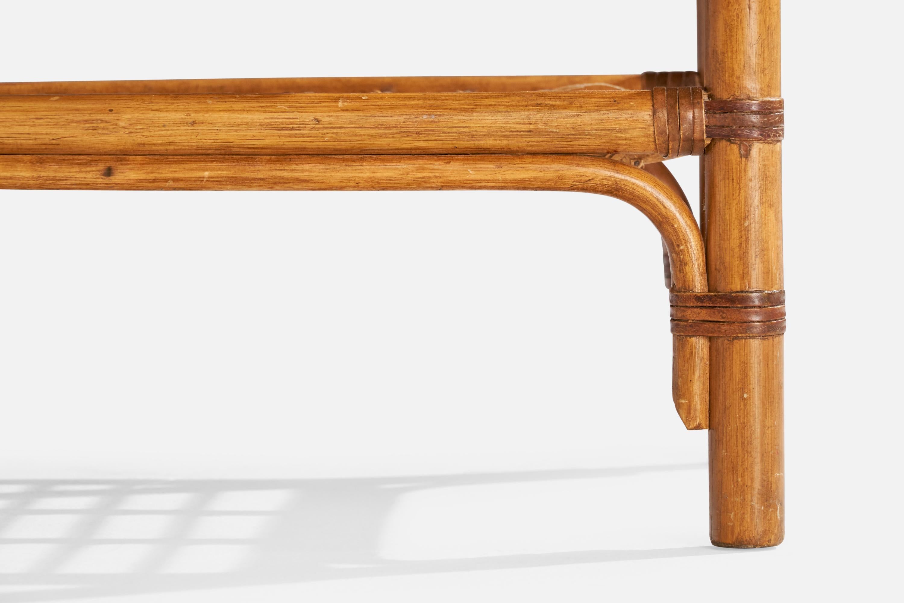 Kenneth Bergenblad, Nightstands, Bamboo, Wood, Rattan, Brass, Sweden, 1976 For Sale 4