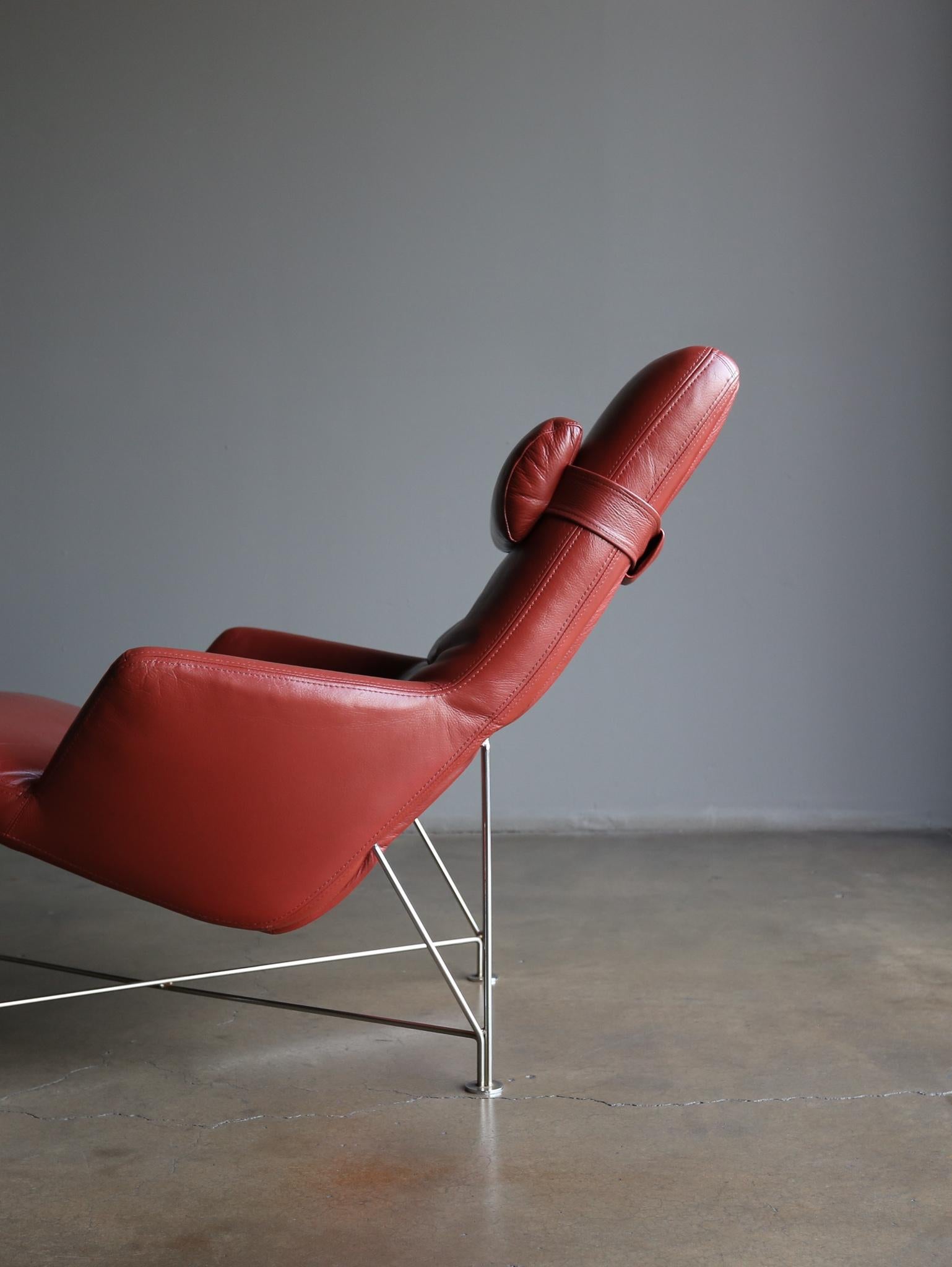 Kenneth Bergenblad Superspider Leather Lounge Chair for DUX, circa 1987 5