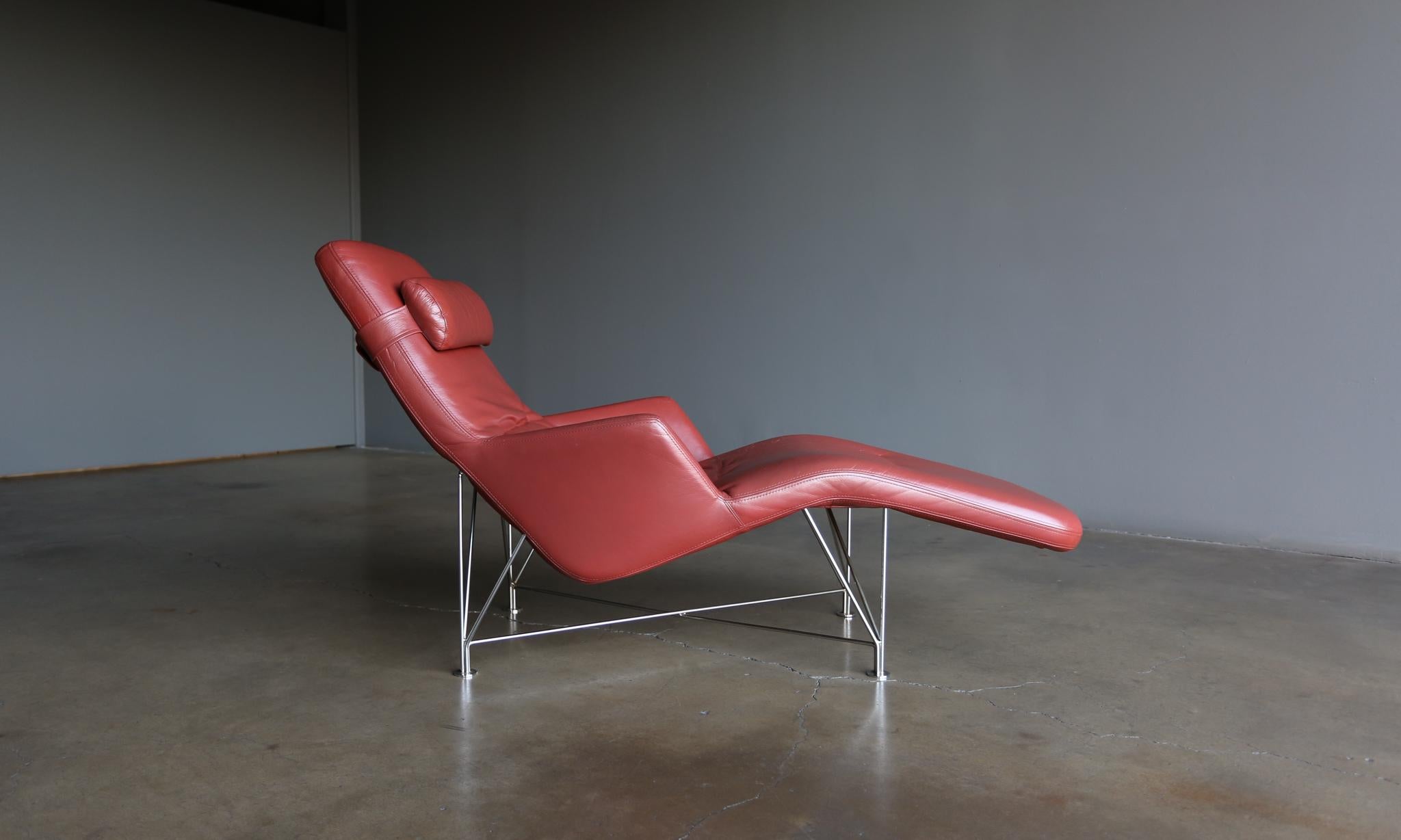 Kenneth Bergenblad Superspider Leather Lounge Chair for DUX, circa 1987 7