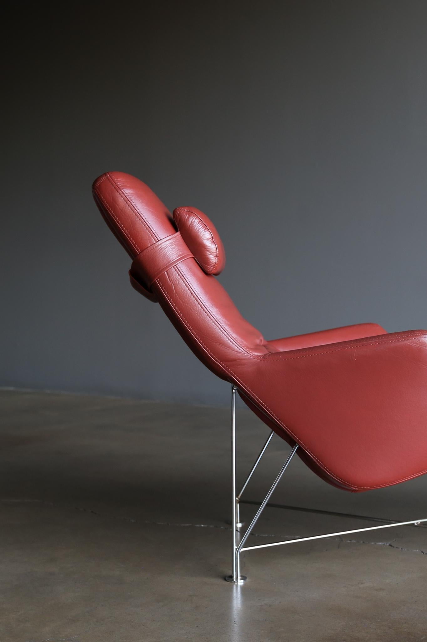 Kenneth Bergenblad Superspider Leather Lounge Chair for DUX, circa 1987 8