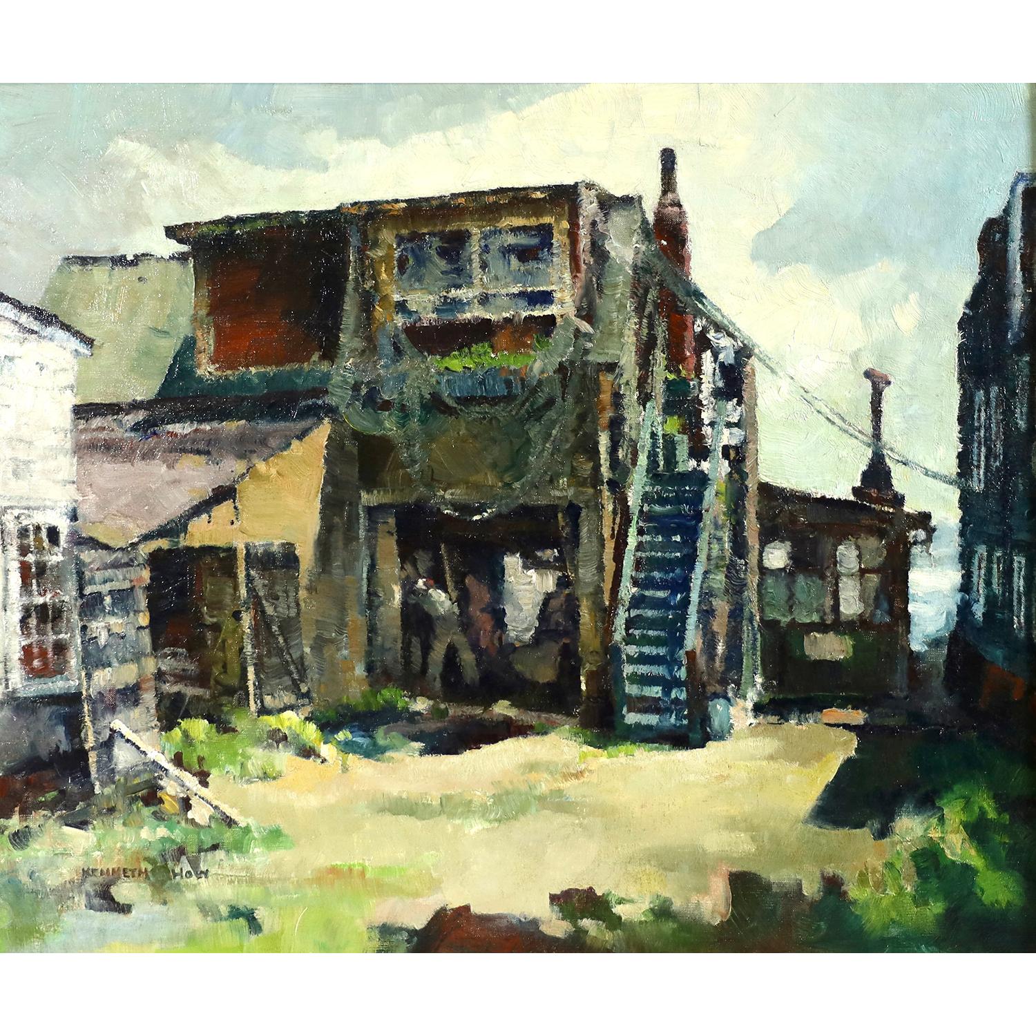 American Impressionist oil painting by Kenneth How