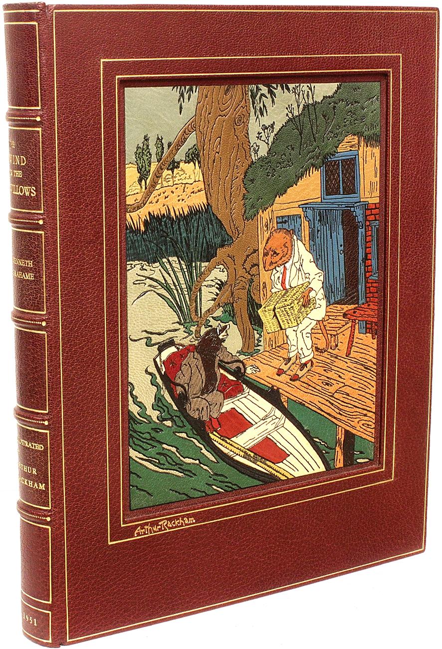 AUTHOR: GRAHAME, Kenneth. 

TITLE: The Wind In The Willows.

PUBLISHER: London: Methuen & Co., Ltd., 1951.

DESCRIPTION: LIMITED NUMBERED EDITION. 1 vol., 11-15/16