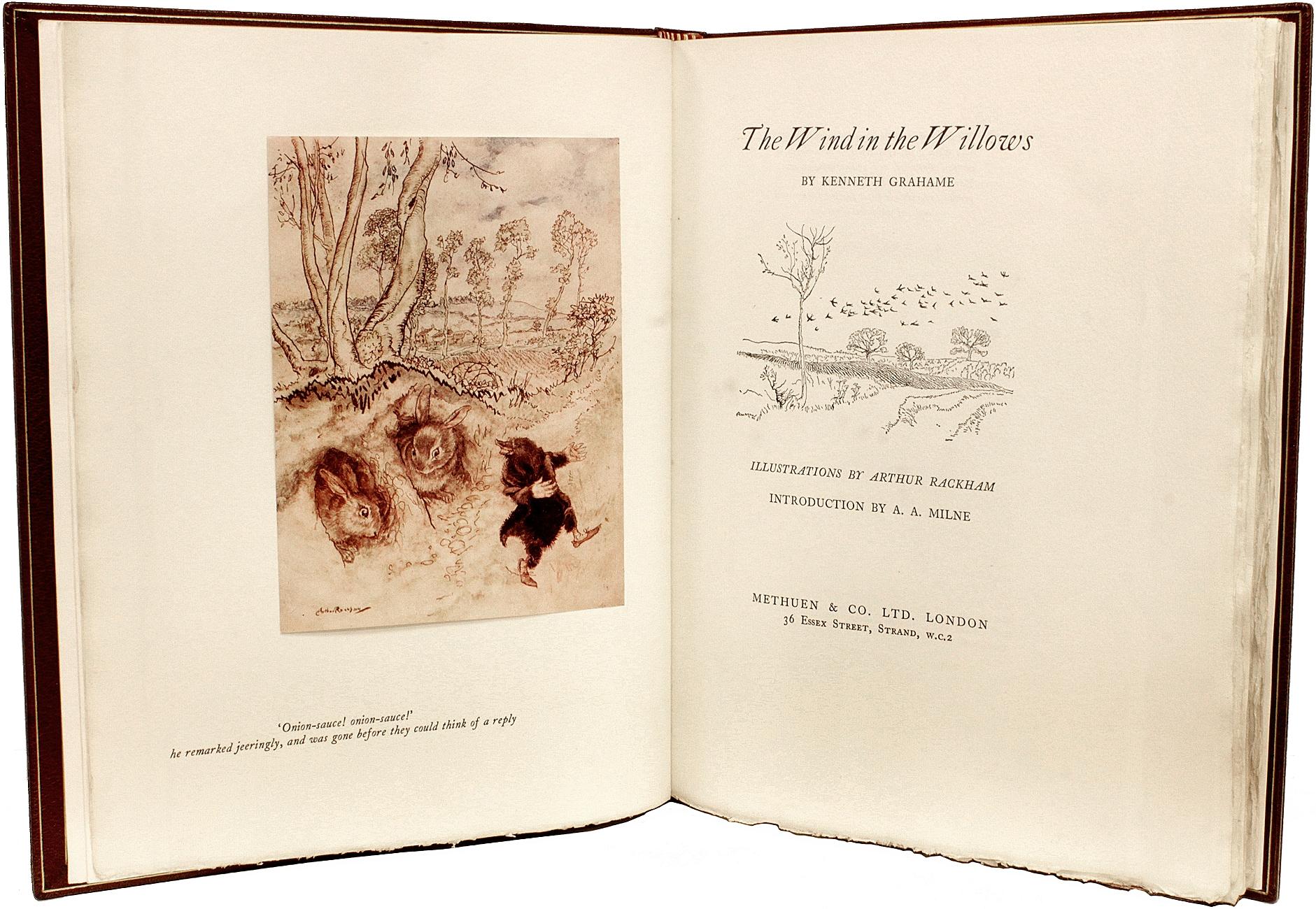 Mid-20th Century Kenneth Grahame, Wind in the Willows, Limited Edition, in Spectacular Binding