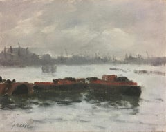 Kenneth Green (Australian 1916-1973) Thames Barges