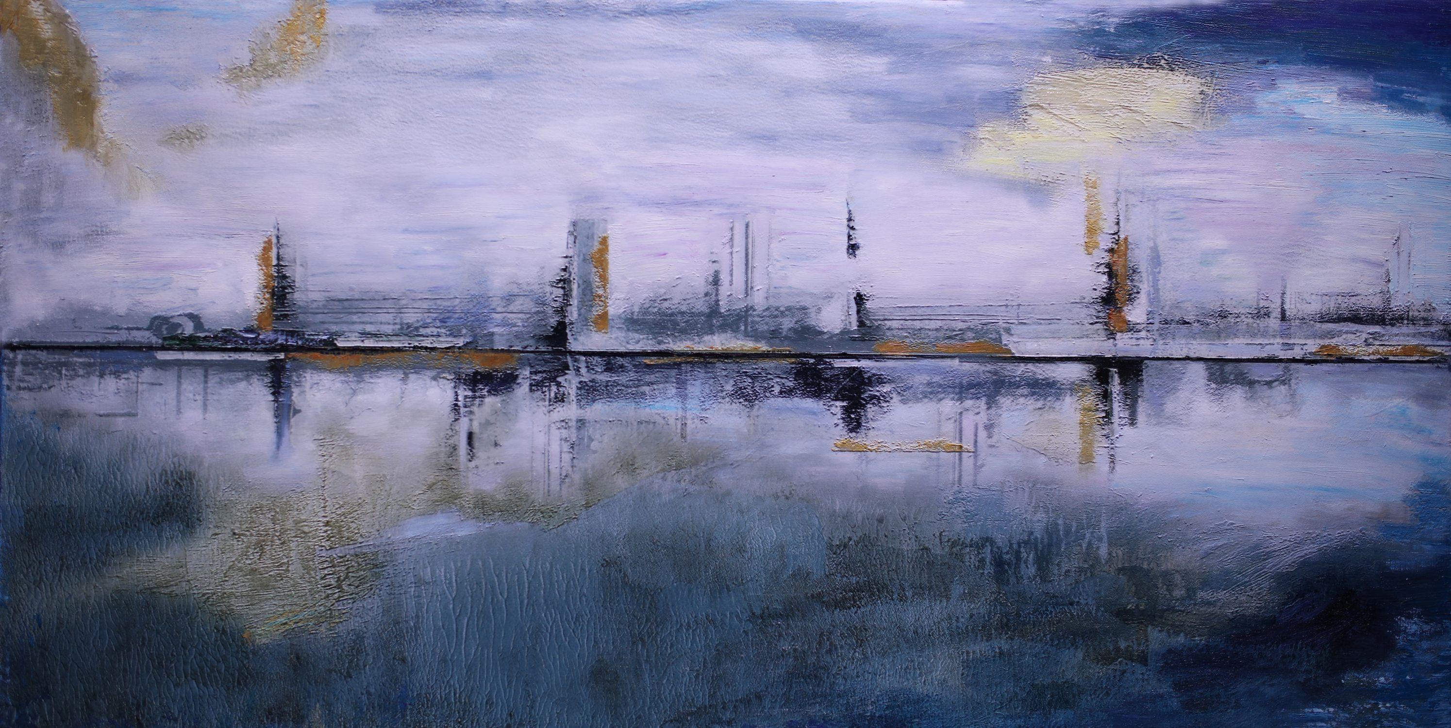 Un autre monde, peinture, huile sur toile