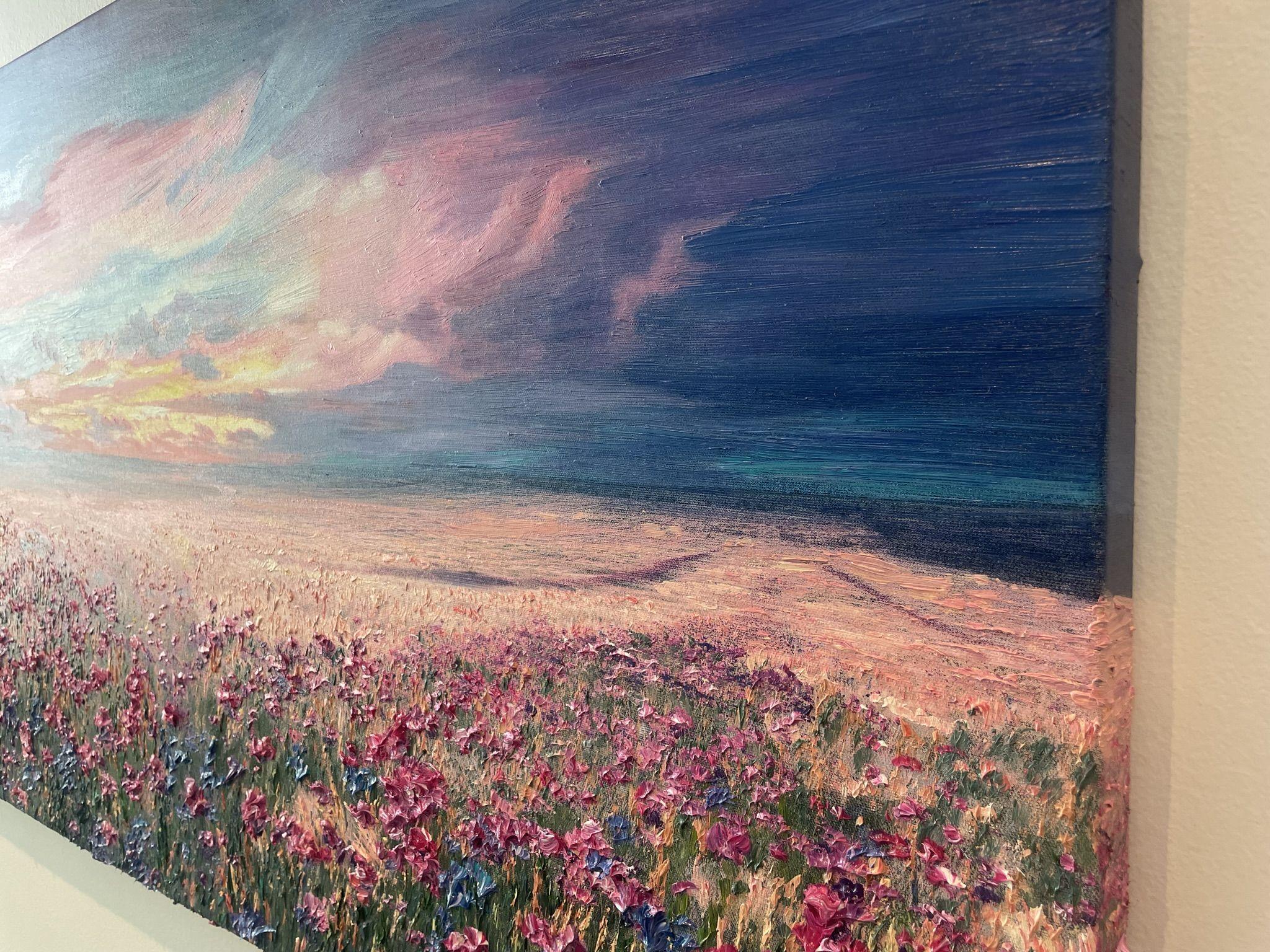 Rêve céleste, peinture, huile sur toile en vente 1