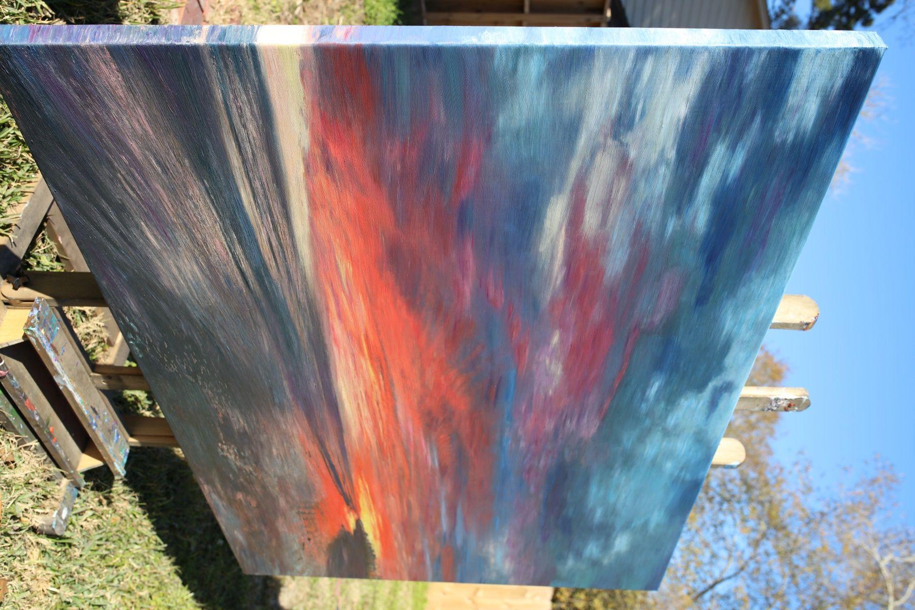 Fade To Black, peinture, huile sur toile - Impressionnisme Painting par Kenneth Halvorsen