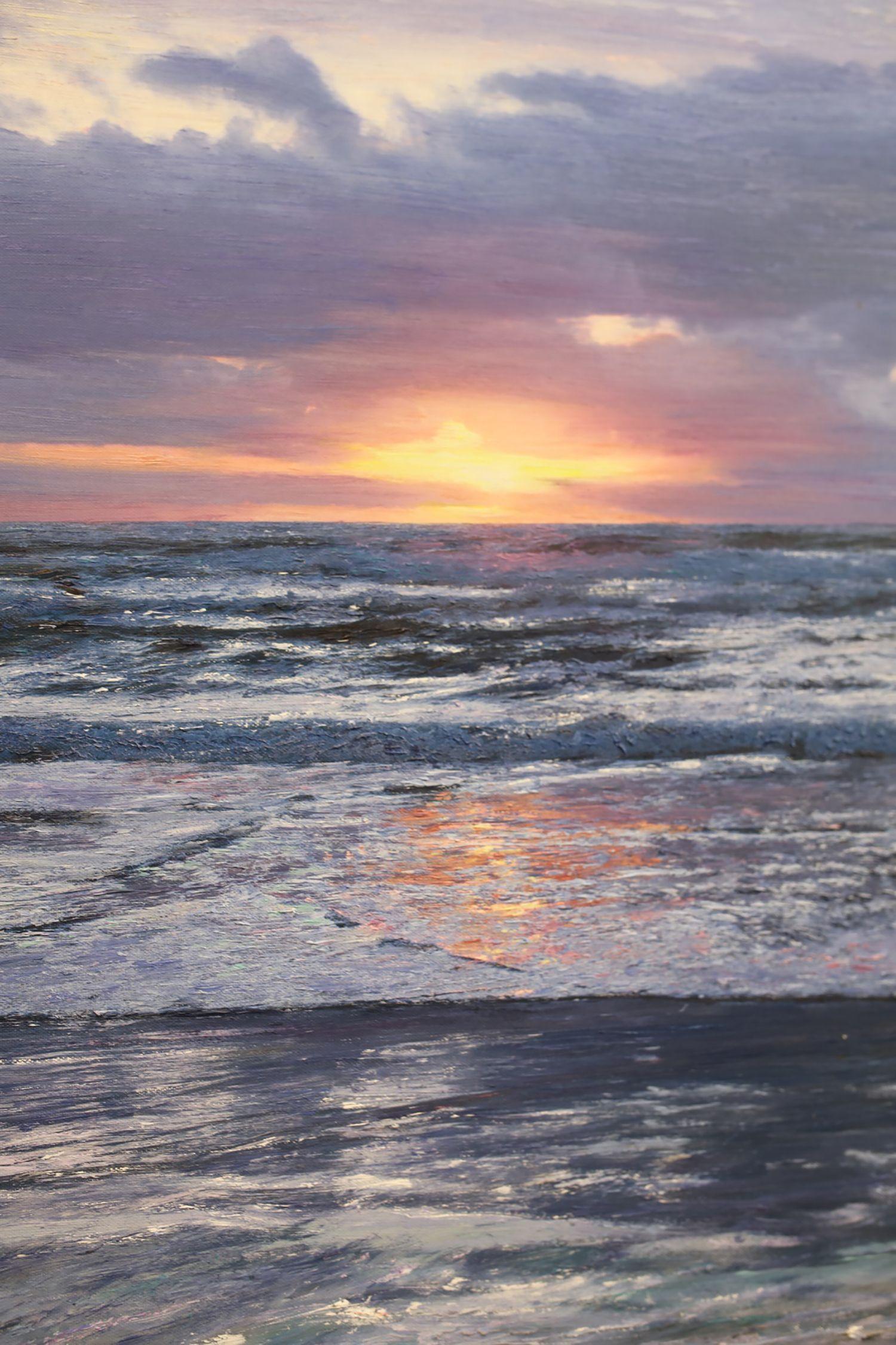 Retour en douceur, peinture, huile sur toile en vente 1