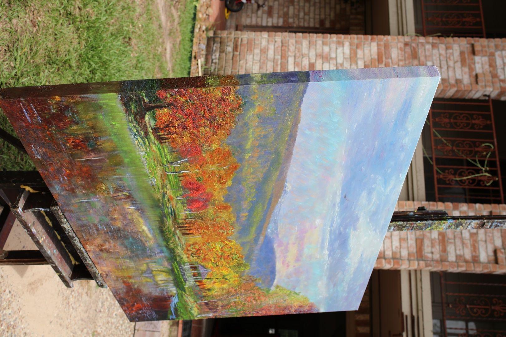 Nuova stagione, Pittura, Olio su tela - Painting Impressionismo di Kenneth Halvorsen