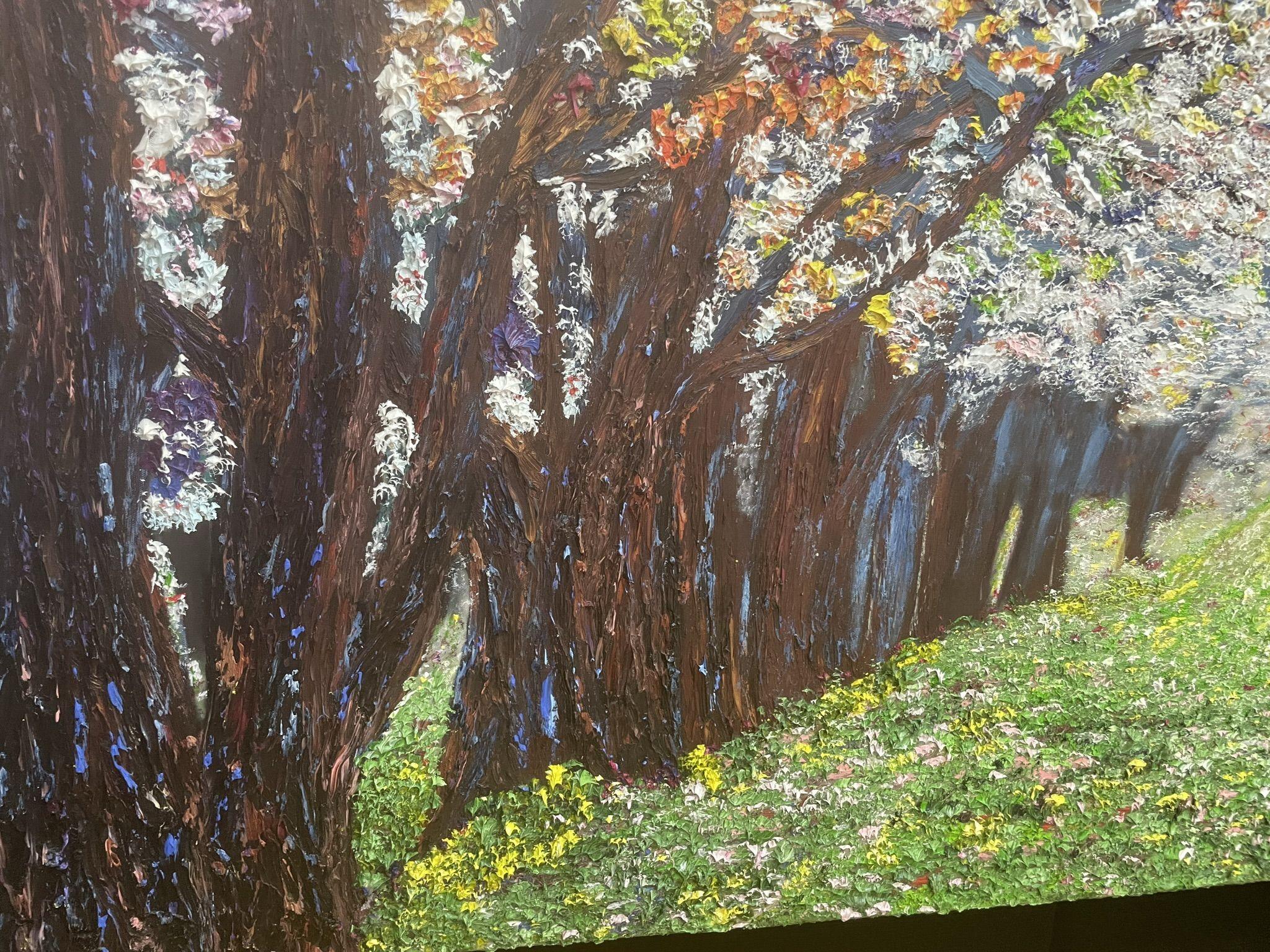 Petalunia, peinture, huile sur toile en vente 1
