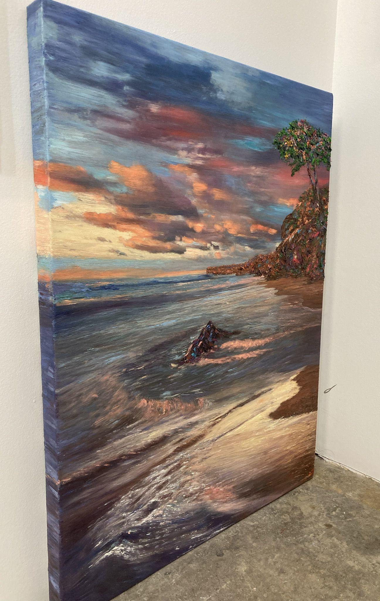 Mer sacrée, peinture, huile sur toile en vente 1