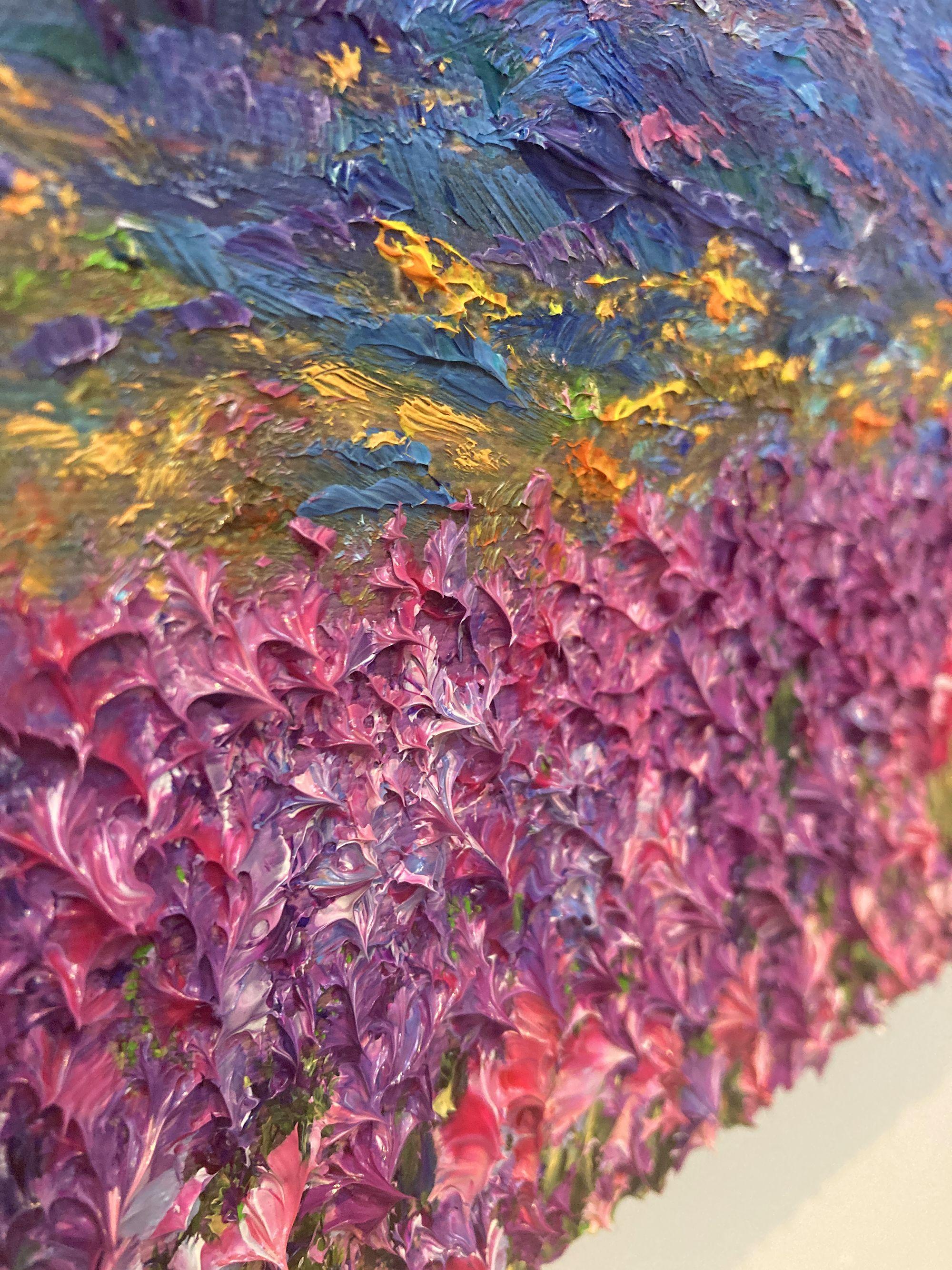 Le printemps revient à la vie, peinture, huile sur toile en vente 2
