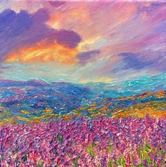 Le printemps revient à la vie, peinture, huile sur toile