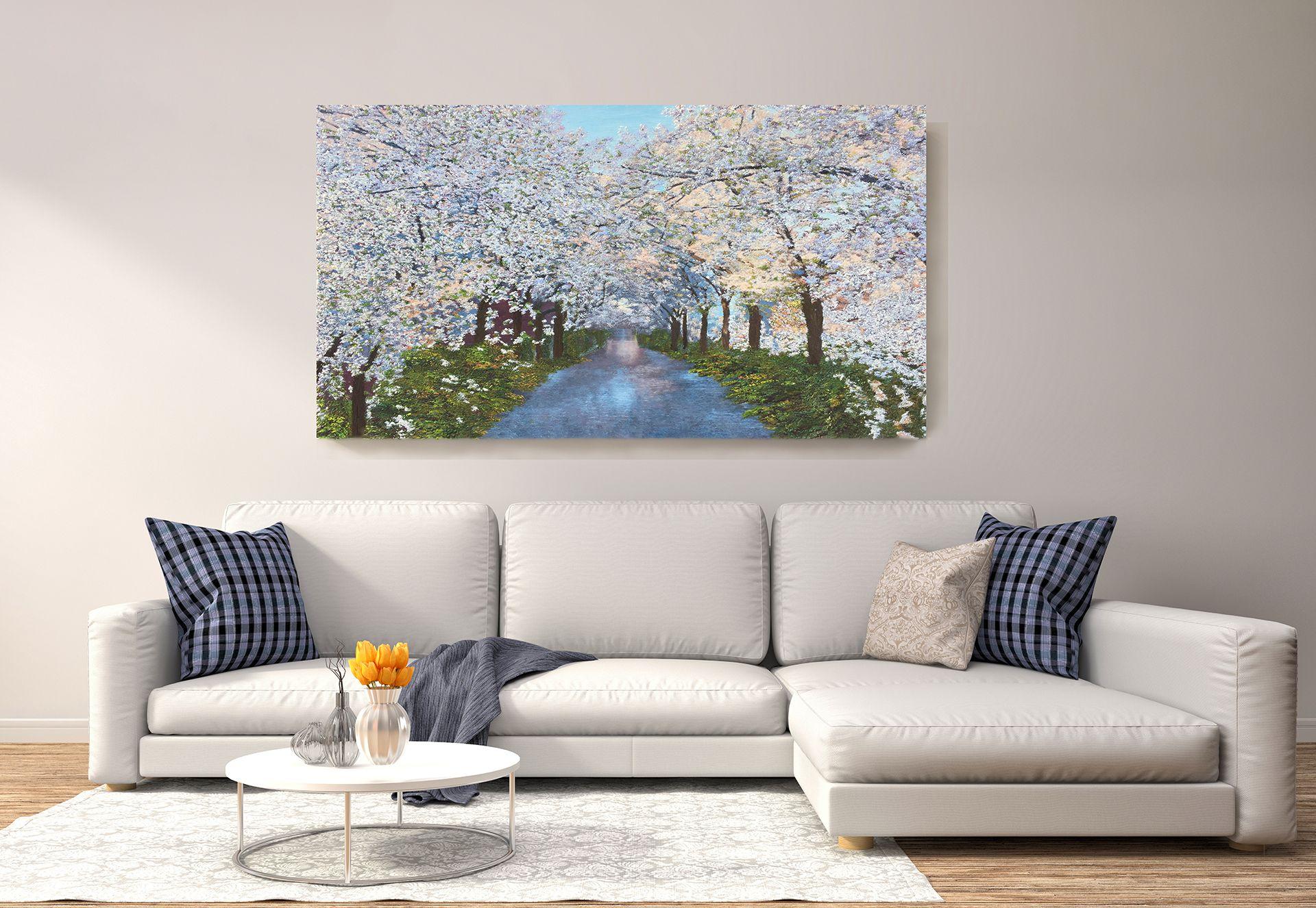Spring Palette, Painting, Oil on Canvas For Sale 1