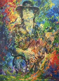 Stevie Ray Van, Painting, Oil on Canvas